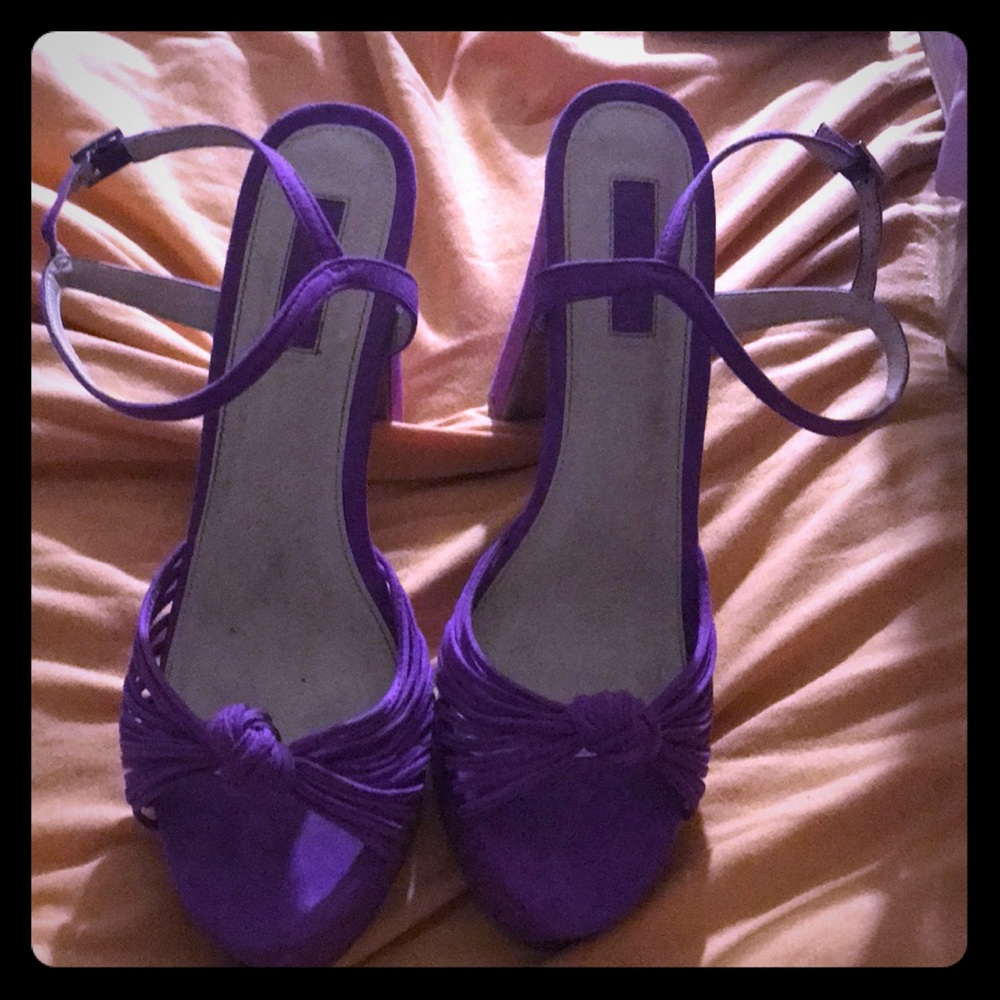 Heels purple
